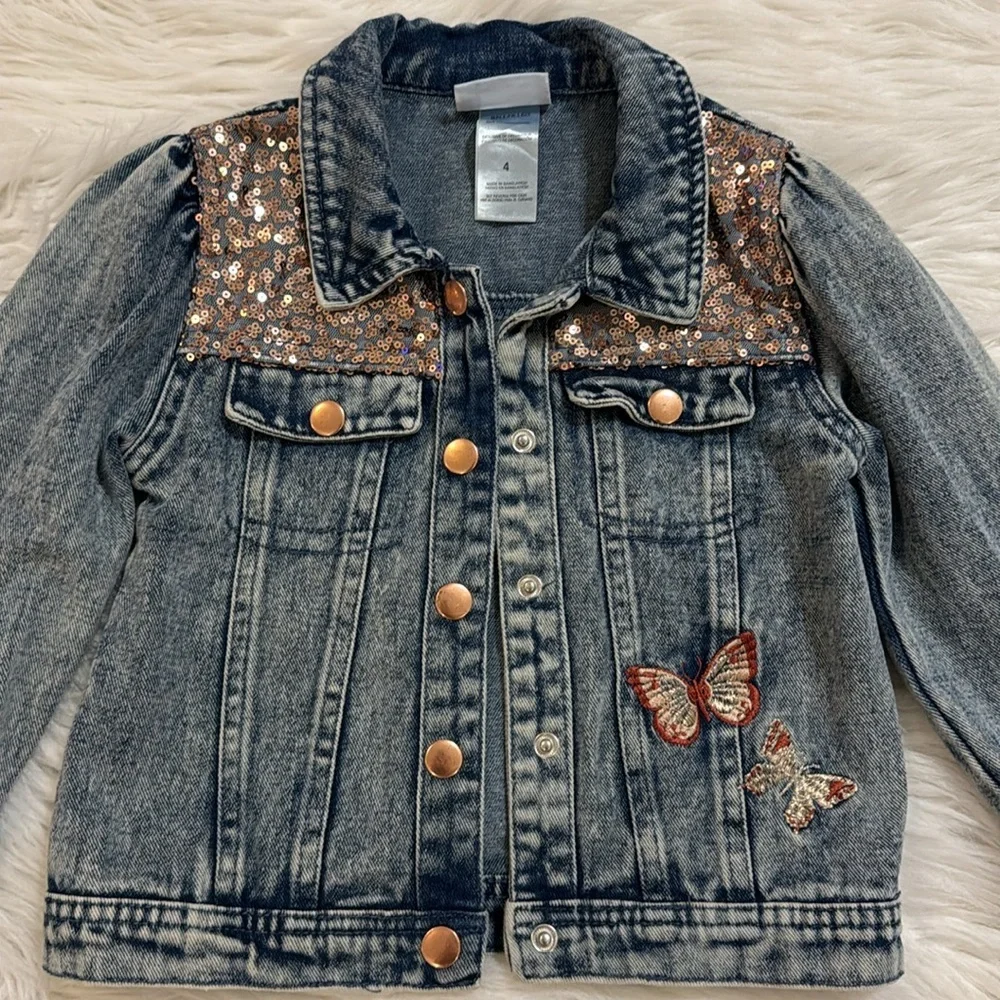 Denim jacket size 4T